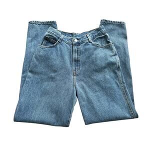 Vintage Gitano High Waisted Mom Jeans Size 10 Tall Fits 25 Waist Blue 80s 90s
